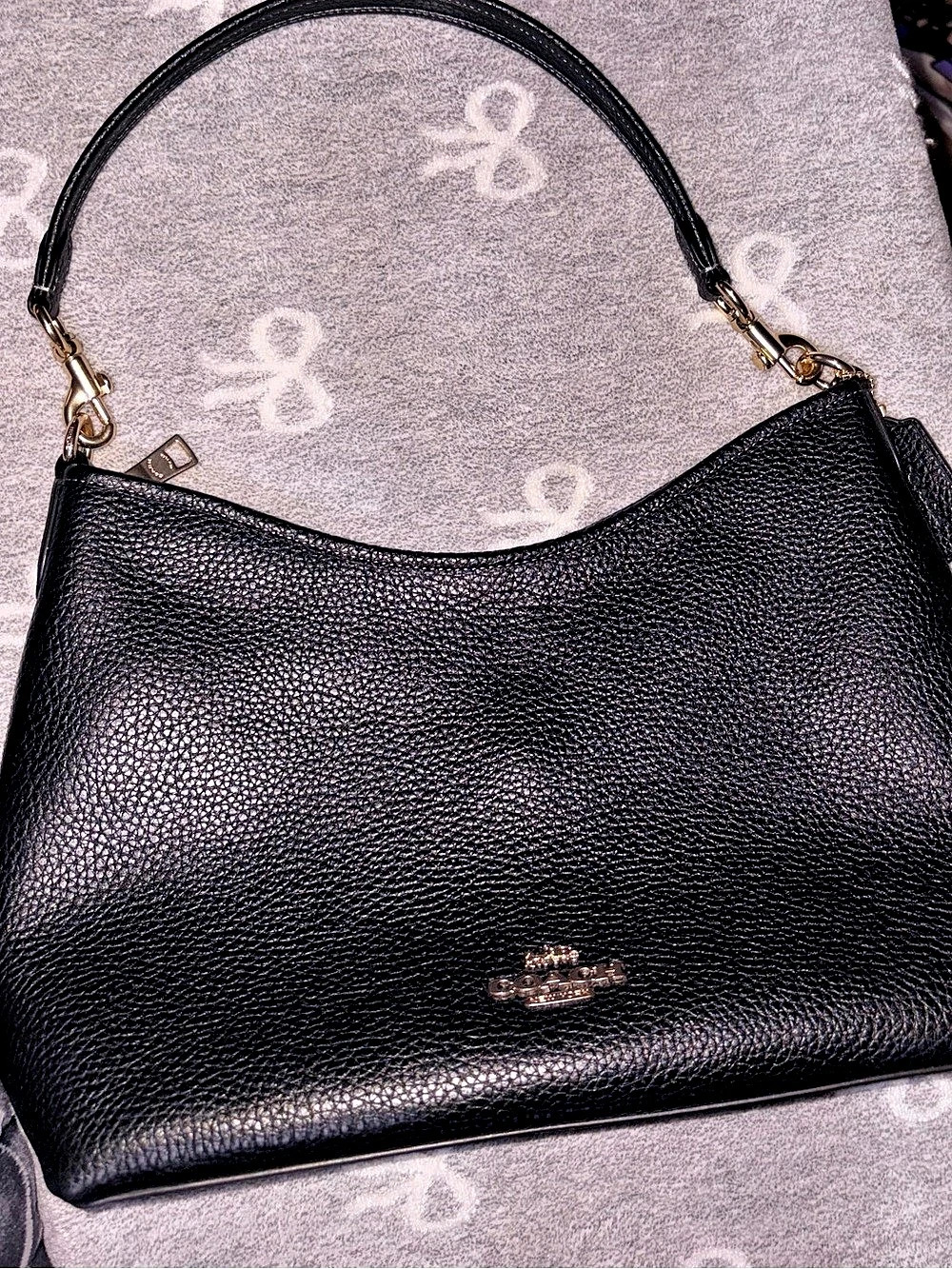 Coach Laurel Shoulder Bag Black